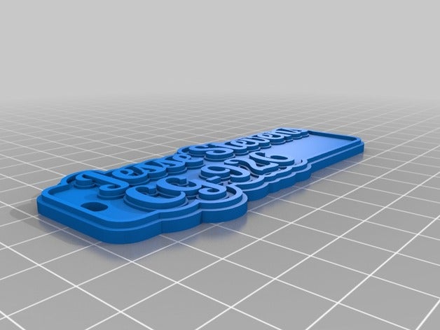 stevens tag i portachiavi su misura 3D print model - Mito3D