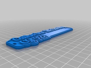 mccarthy tag keychains customized 3d print model - Mito3D