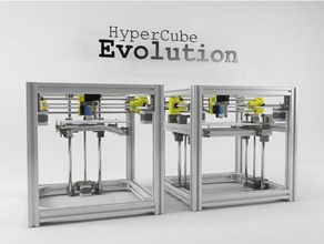 hypercube evolution 3d printers 3030 extrusion bowden corexy printer 3d print model - Mito3D