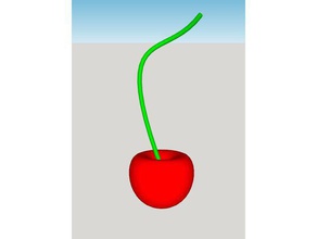 cerise Kirsche 3d-drucken cherry Obst 3d print model - Mito3D
