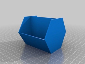 hex drawers dividers containers 3d print model - Mito3D