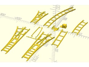 my toy train track mechanical toys 3d print model - Mito3D