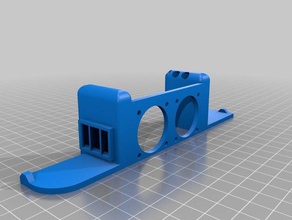 mm3 dual extruder fan duct 3d printer parts 3d print model - Mito3D
