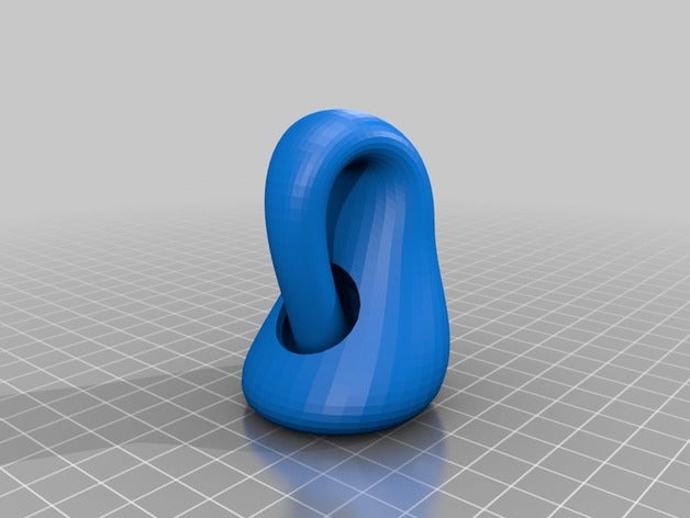 bottiglia di klein per la matematica 3D print model - Mito3D