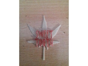 sweet tooth planta rótulo exterior e jardim 3d print model - Mito3D