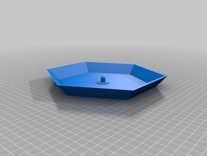 spinning fleur de pot w bol d'eau extérieur et jardin figet la fractal vie l'usine spin spinner filature 3d print model - Mito3D