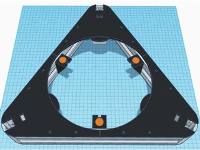 kossel 250 tam kapak 3d yazıcı parçaları 3d print model - Mito3D