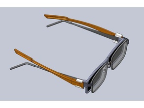 3d glasses clip 3d print model - Mito3D