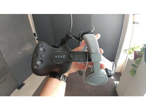 vive welding headgear adapter headphone friendly video games earphones headphones htc jackson mod 3d print model - Mito3D