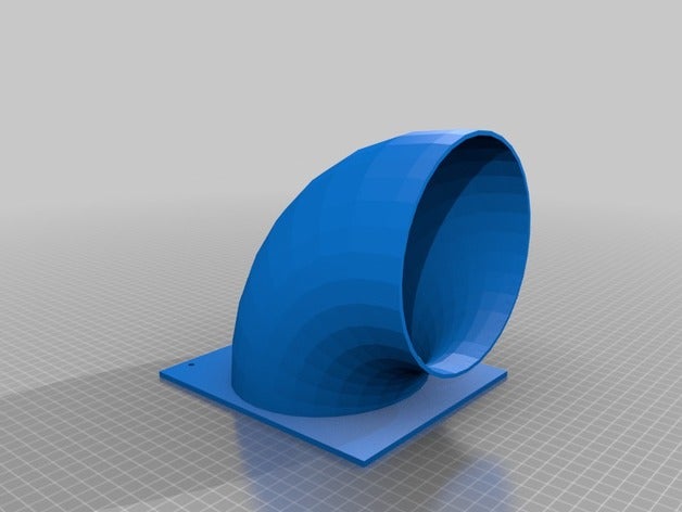 k chen abluft adaptador cozinha e sala de jantar ablufthaube flexrohr cotovelo para tubo 3D print model - Mito3D