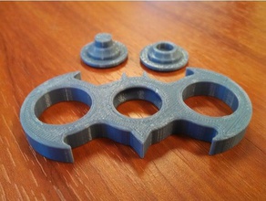 batman fidget spinner embedded bearing mechanical toys 608 bbs penny 3d print model - Mito3D