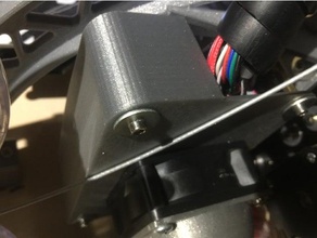 placa-mãe da metade tampa fechada 60mm montagem de ventilador A impressão 3d 3d print model - Mito3D
