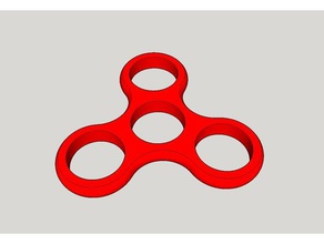 spinner 3-arms toys & games fidget hand finger handspinner toy tri 3d print model - Mito3D