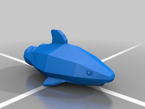 popo köpekbalığı hayvanlar 3d print model - Mito3D