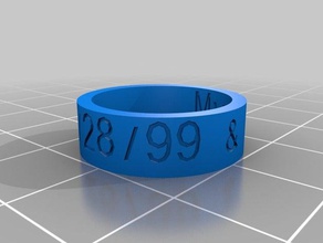 stacey anello anelli su misura 3d print model - Mito3D