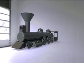 ptc creo locomotive high detail vehicles detailed modeltrain stl train 3d print model - Mito3D