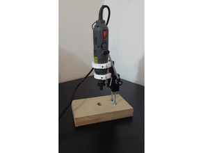 mini drill press pcb - dremel version machine tools 3d print model - Mito3D