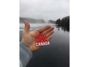 canada 2015 150 years celebration keychain signs & logos 2017 logo 3d print model - Mito3D