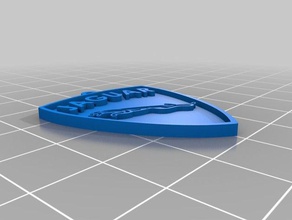 jaguar logo Anahtarlık keyfob anahtar zinciri 3d print model - Mito3D