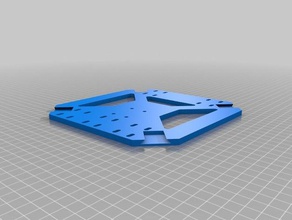 actualización y transporte de la placa remezclada Impresora 3d las piezas construcción plataforma freecad v016 hecho monoprice makerselect wanhao duplicador i3 ycarriage 3d print model - Mito3D