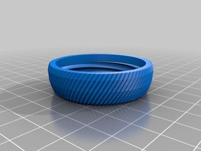 my customized container knurled lid 115 30 containers 3d print model - Mito3D