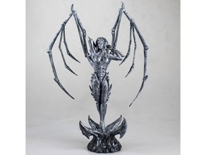 kerrigan, a rainha das lâminas de starcraft esculturas zergs 3d print model - Mito3D