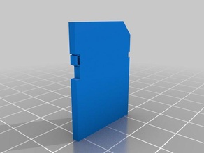 parametrica scheda sd di modellazione oggetti scena 3d print model - Mito3D
