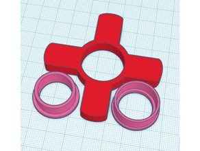 fidget ring spinner toy & game accessories small figdet 3d print model - Mito3D