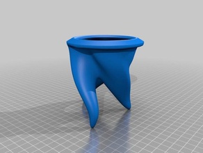 twisted vase décor 3d print model - Mito3D