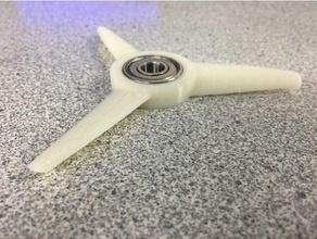 propeller fidget spinner mechanische Spielzeuge 3d print model - Mito3D