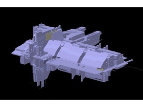 engineering complex - azbel eve online buildings & structures station 3d print model - Mito3D
