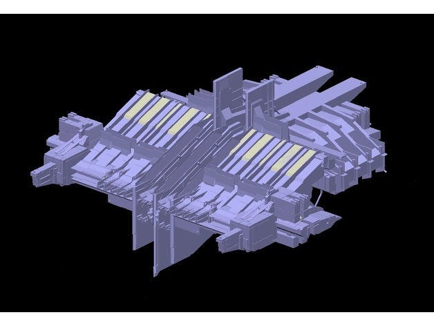 ingeniería compleja - sotiyo eve online las estructuras de edificios la estación 3D print model - Mito3D