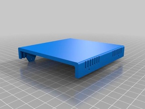 caja 100x100x30 arriba la electrónica personalizado 3d print model - Mito3D