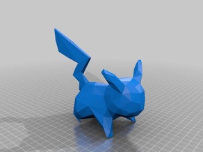 pokemon 25-26 le creature pikachu raichu 3d print model - Mito3D