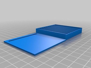 65x65x10 mm 10 compartments containers customized 3d print model - Mito3D