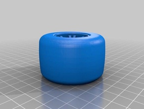 combinado pneu+rim A impressão 3d openrc f1 abrir rc 3d print model - Mito3D