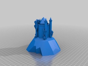 my ugly castle buildings & structures customized 3d print model - Mito3D