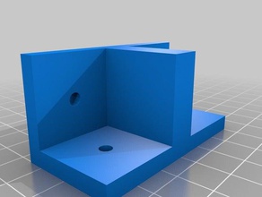 bracket convert stack tables rack 30x30x60mm 4mm hole 3d printing 3d print model - Mito3D