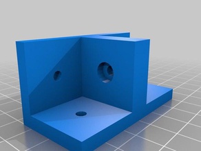 support de convertir pile tables rack 30x30x60mm 4mm trou L'impression 3d 3d print model - Mito3D