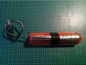 3x2 aa inline-Batterie-Halter - Elektronik aa-Batterie aa-Batterie-Halter alim arduino Batterie-Halter in der Robotik sumo-Roboter 3d print model - Mito3D