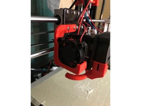 anet a8 easy-removal fan mount 3d printer parts 3d print model - Mito3D