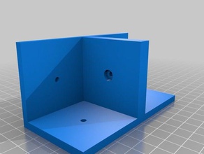 bracket convert v2 stack tables rack 110x550x55mm 4mm hole walls 5mm 3d printing 3d print model - Mito3D