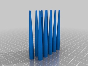 fagot diez pines La impresión en 3d 3d print model - Mito3D