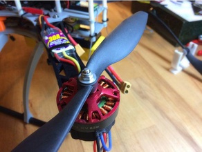 m4 lock nut key tools created freecad propeller tool 3d print model - Mito3D