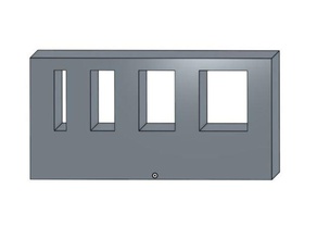 petit test du pont L'impression 3d tests l'étalonnage petite minuscule 3d print model - Mito3D