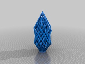 ultra customized lattice cube sculpture art cooling test crystal structure model mathematical retraction stl print vase mode 3d print model - Mito3D