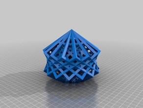 il mio personalizzato reticolo cubo v2 nuove opzioni matematica arte su misura 3d print model - Mito3D