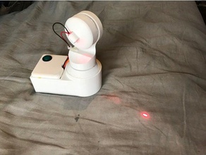 laser gimbal mount la robotique 3d print model - Mito3D