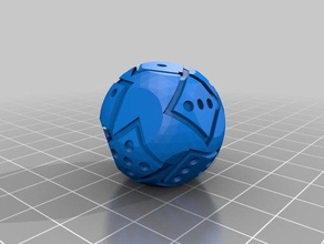 my customized die-i-y - custom dice 3d print model - Mito3D