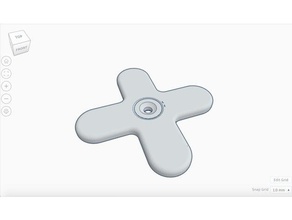 g3 bearing-less fidget spinner toys & games 3d print model - Mito3D